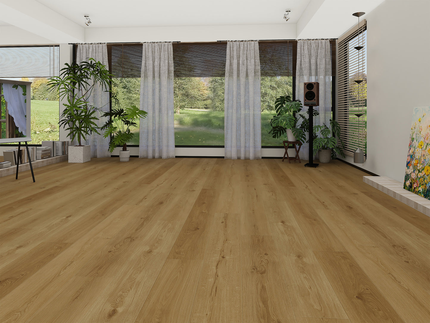 TwinsVista AB Pattern Napa Oak 8mm/22 MIL x 9 in. W x 72 in. L Click Lock Waterproof WPC Luxury Vinyl Flooring (27.15 sq.ft./case)