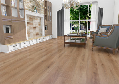 TwinsVista AB Pattern Moonstone Oak 8mm/22 MIL x 9 in. W x 72 in. L Click Lock Waterproof WPC Luxury Vinyl Flooring (26.95 sq.ft./case)
