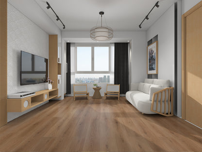 TwinsVista AB Pattern Moonstone Oak 8mm/22 MIL x 9 in. W x 72 in. L Click Lock Waterproof WPC Luxury Vinyl Flooring (26.95 sq.ft./case)