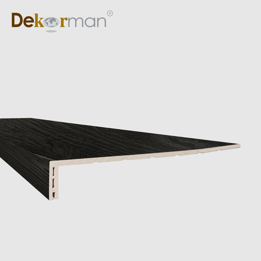 Squared Edge Stair Tread 47 ⅛" x 11 ¾"  Noble Black Oak