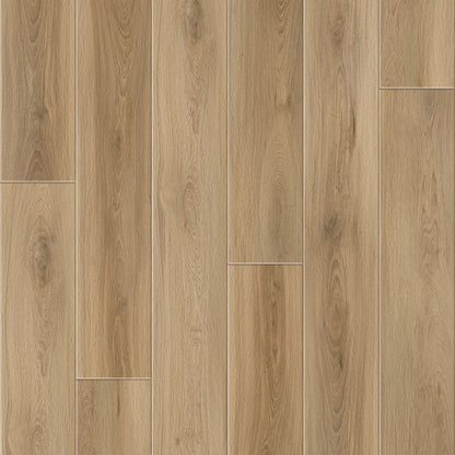 Perfection Makow Oak 6.5mm/20 MIL x 7.13" W x 49" L Click Lock U-Groove Waterproof Luxury Vinyl Plank (19.4 sq. ft. /box)