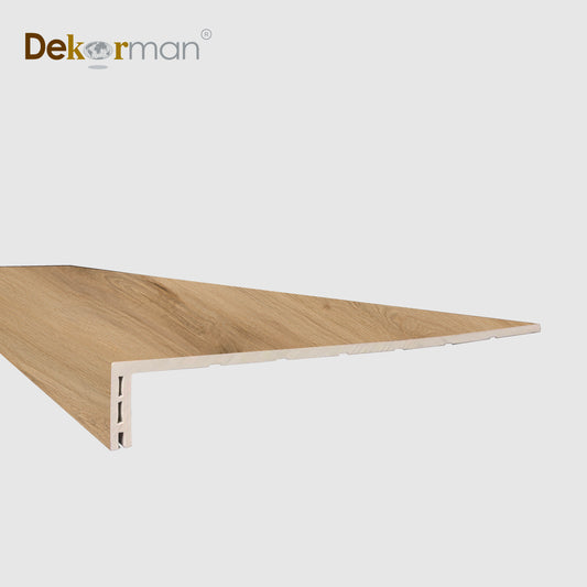 Squared Edge Stair Tread 47.25" x 11.8" Makow Oak