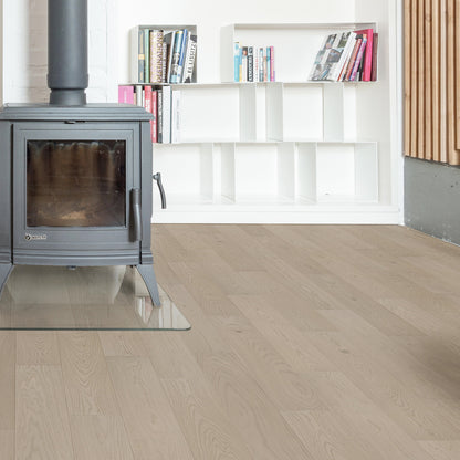 Malibu Olive Oak 9/16 in. T x 7.5 in. W Tongue and Groove Wire-brushed Engineered Hardwood Flooring (31.08 sq. ft./Case)
