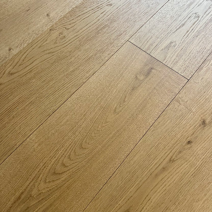 Malibu Natural Chestnut 9/16 in. T x 7.5 in. W Tongue and Groove Wire-brushed Engineered Hardwood Flooring (31.08 sq. ft./Case)