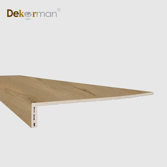 Squared Edge Stair Tread 47.25" x 11.8" Canyon Oak