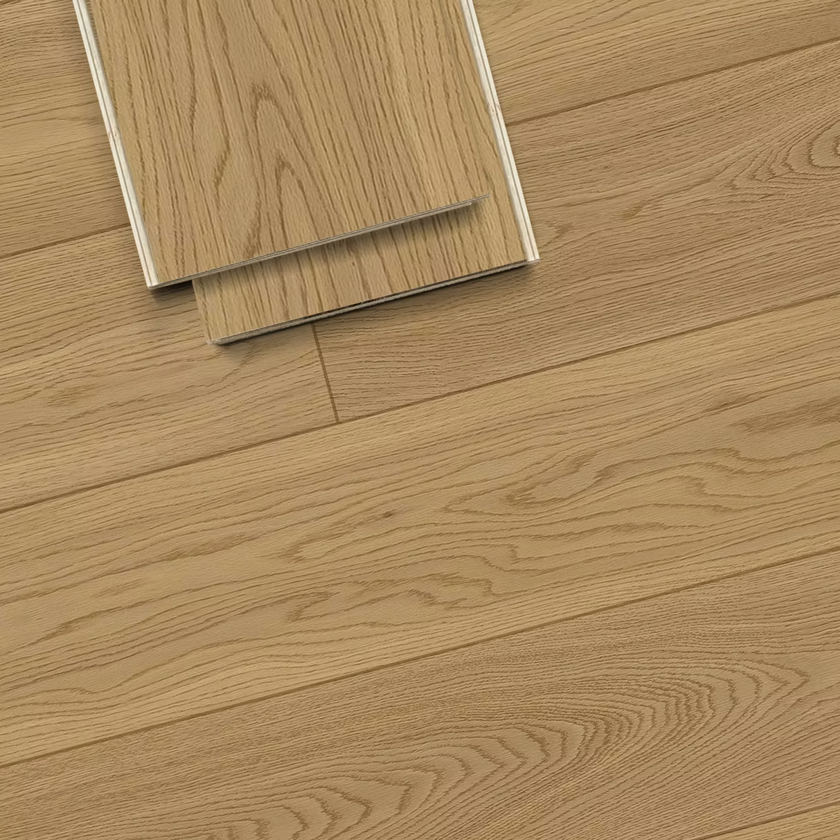 Woodinville Oak 9/16 in. T x 7.5 in. W Click Lock Engineered Hardwood Flooring (24.05 sq. ft./Case)