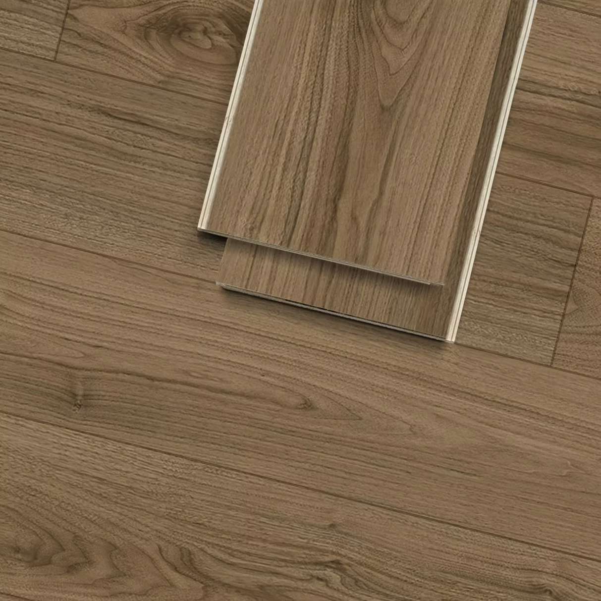 Sammamish Walnut 9/16 in. T x 7.5 in. W Click Lock Engineered Hardwood Flooring (24.05 sq. ft./Case)