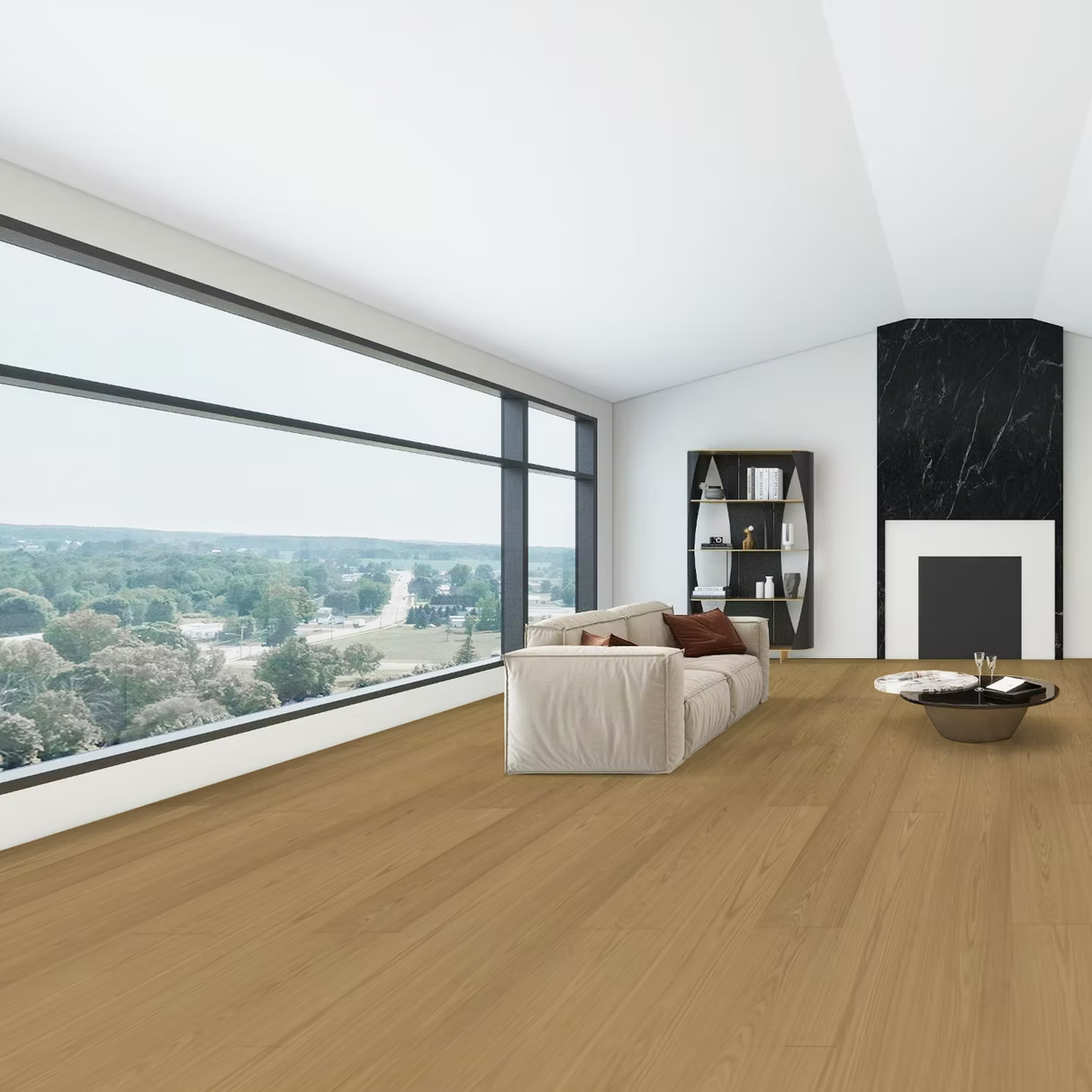 Woodinville Oak 9/16 in. T x 7.5 in. W Click Lock Engineered Hardwood Flooring (24.05 sq. ft./Case)