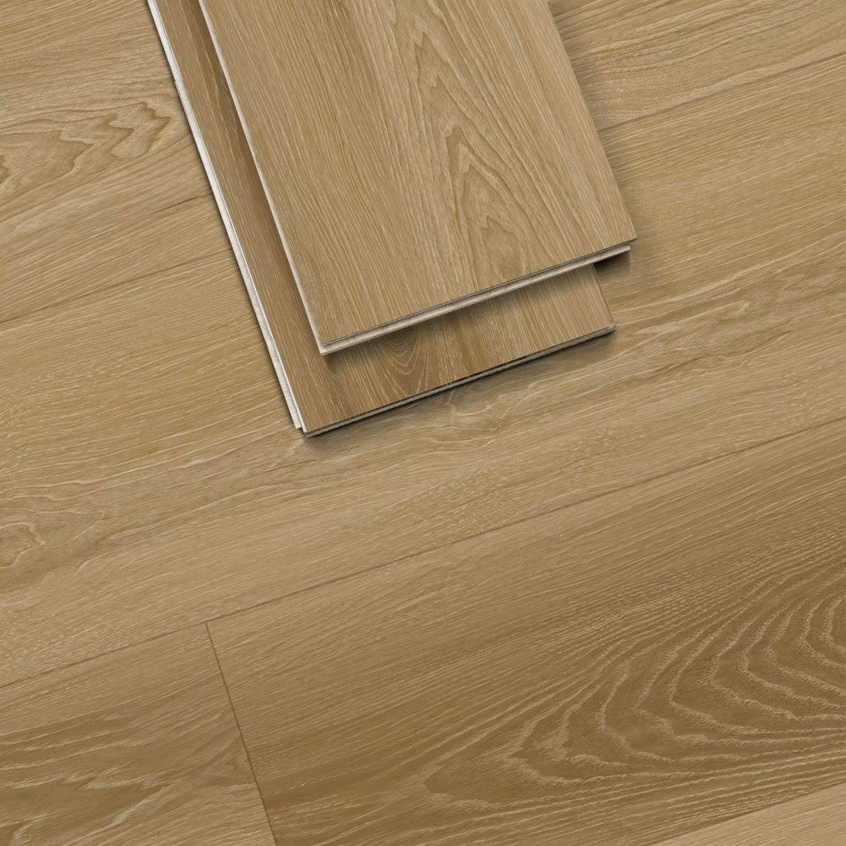 Sandstone Hickory 3/8 in. T x 9 in. W Tongue and Groove Hybrid Engineered Hardwood Flooring (32.68 sq. ft./Case)