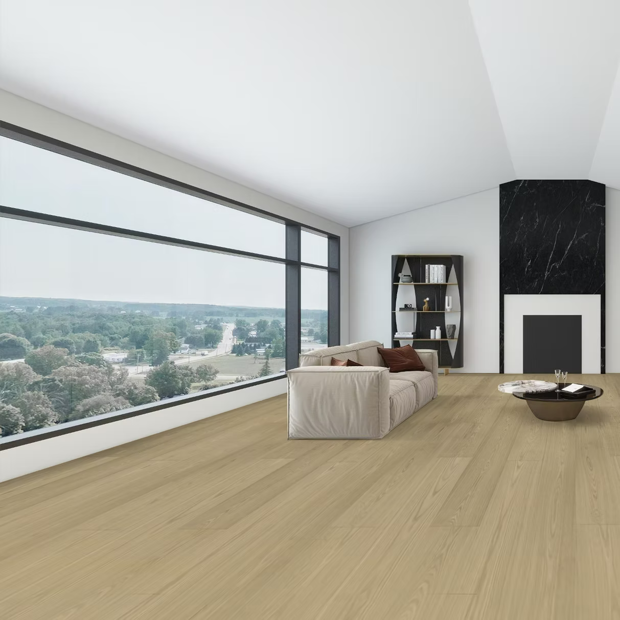 Bellevue Oak 9/16 in. T x 7.5 in. W Click Lock Engineered Hardwood Flooring (24.05 sq. ft./Case)