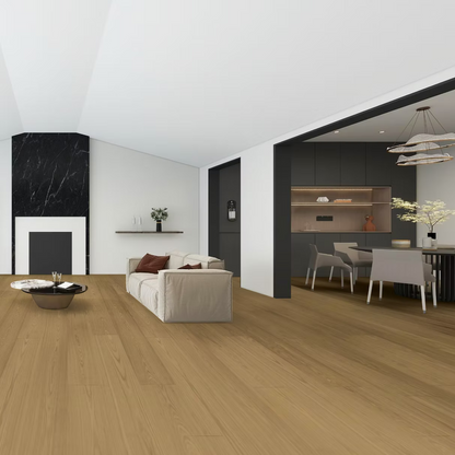 Woodinville Oak 9/16 in. T x 7.5 in. W Click Lock Engineered Hardwood Flooring (24.05 sq. ft./Case)