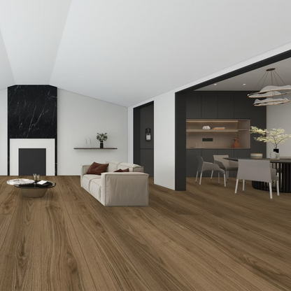 Sammamish Walnut 9/16 in. T x 7.5 in. W Click Lock Engineered Hardwood Flooring (24.05 sq. ft./Case)