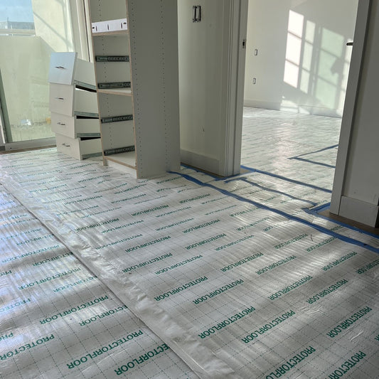 Heavy Duty Temporary Surface Floor Protector 3.55 ft W x 56.4 ft L x 2mm