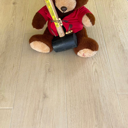 Perfection Malibu Oak 6.5mm/20 MIL x 7.13" W x 49" L Click Lock U-Groove Waterproof Luxury Vinyl Plank (19.4 sq. ft. /box)