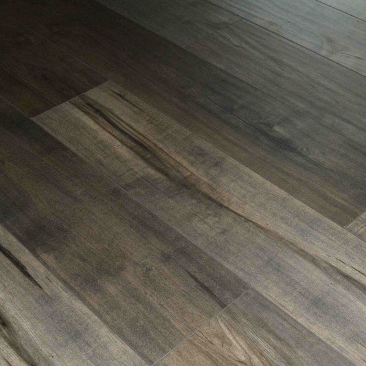 Natural Pine Laminate Collection - Roasted Brown Birch - 12mm AC4