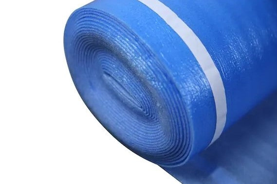 Laminate Flooring Blue Foam Underlayment , 2mm Thick x 3.3 ft. W x 30.5 ft. L (100 sq. ft. / Roll)